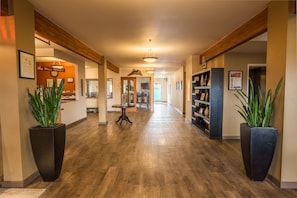 Interior entrance