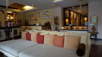 Zona de estar del vestíbulo