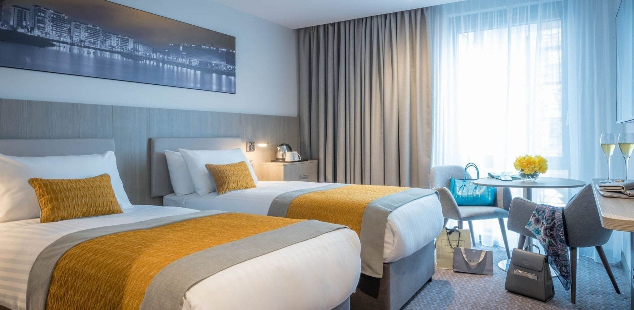 premium bedding, in-room safe, desk, soundproofing