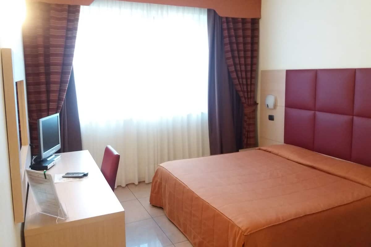 Down duvets, minibar, in-room safe, desk