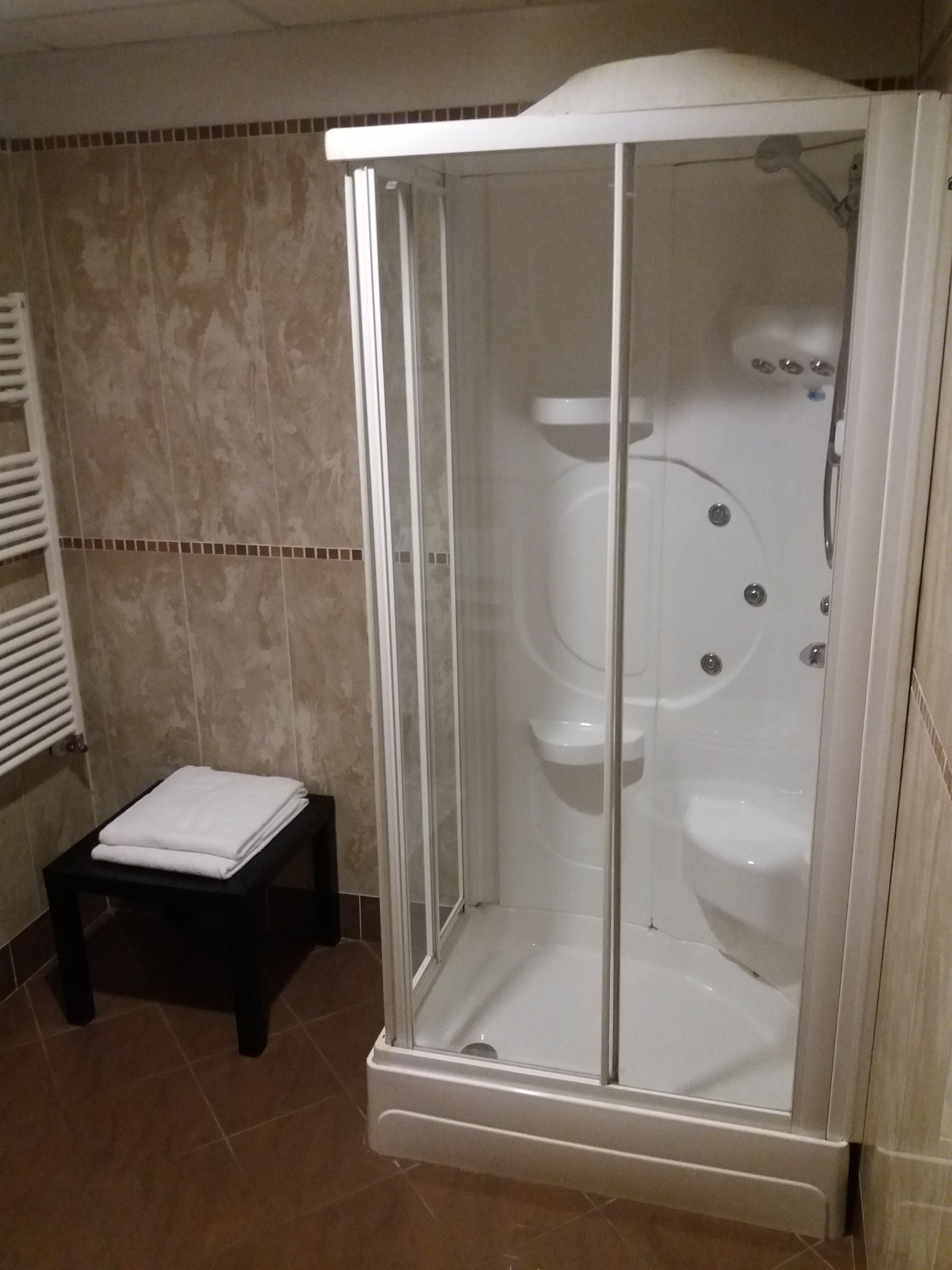 superior double room single use | bathroom | free toiletries, hair dryer, bidet, towels