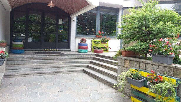 Pintu masuk properti