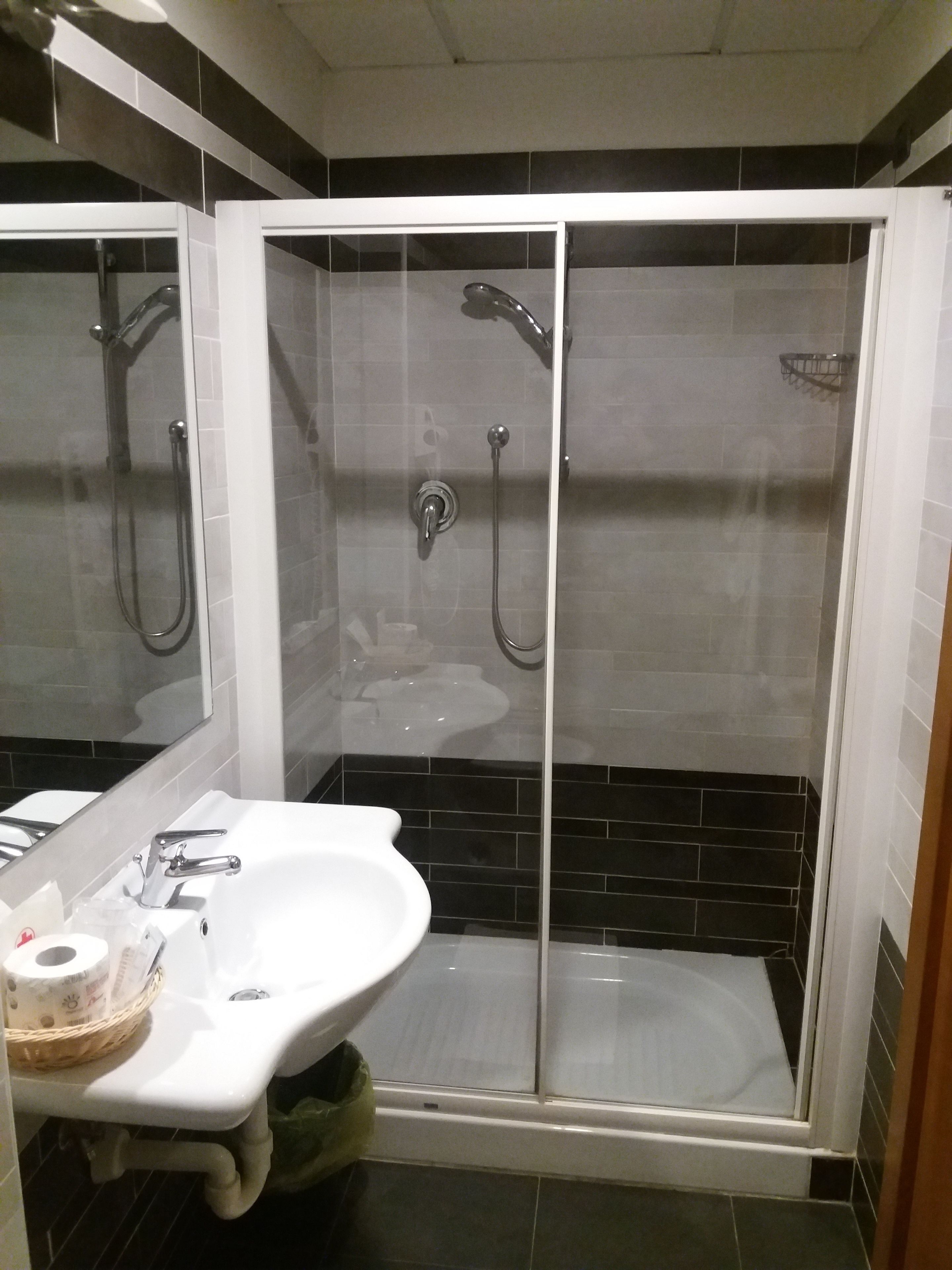 free toiletries, hair dryer, bidet, towels