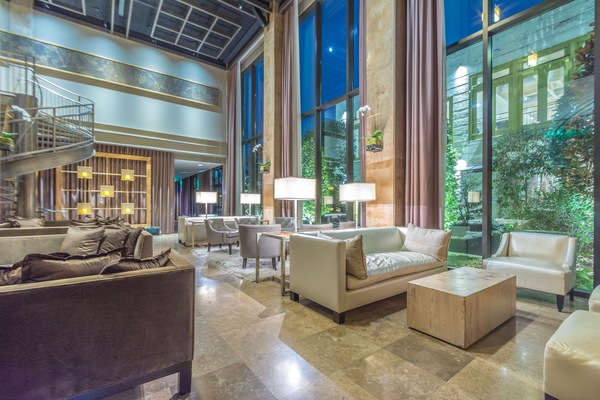 Sitzecke in der Lobby