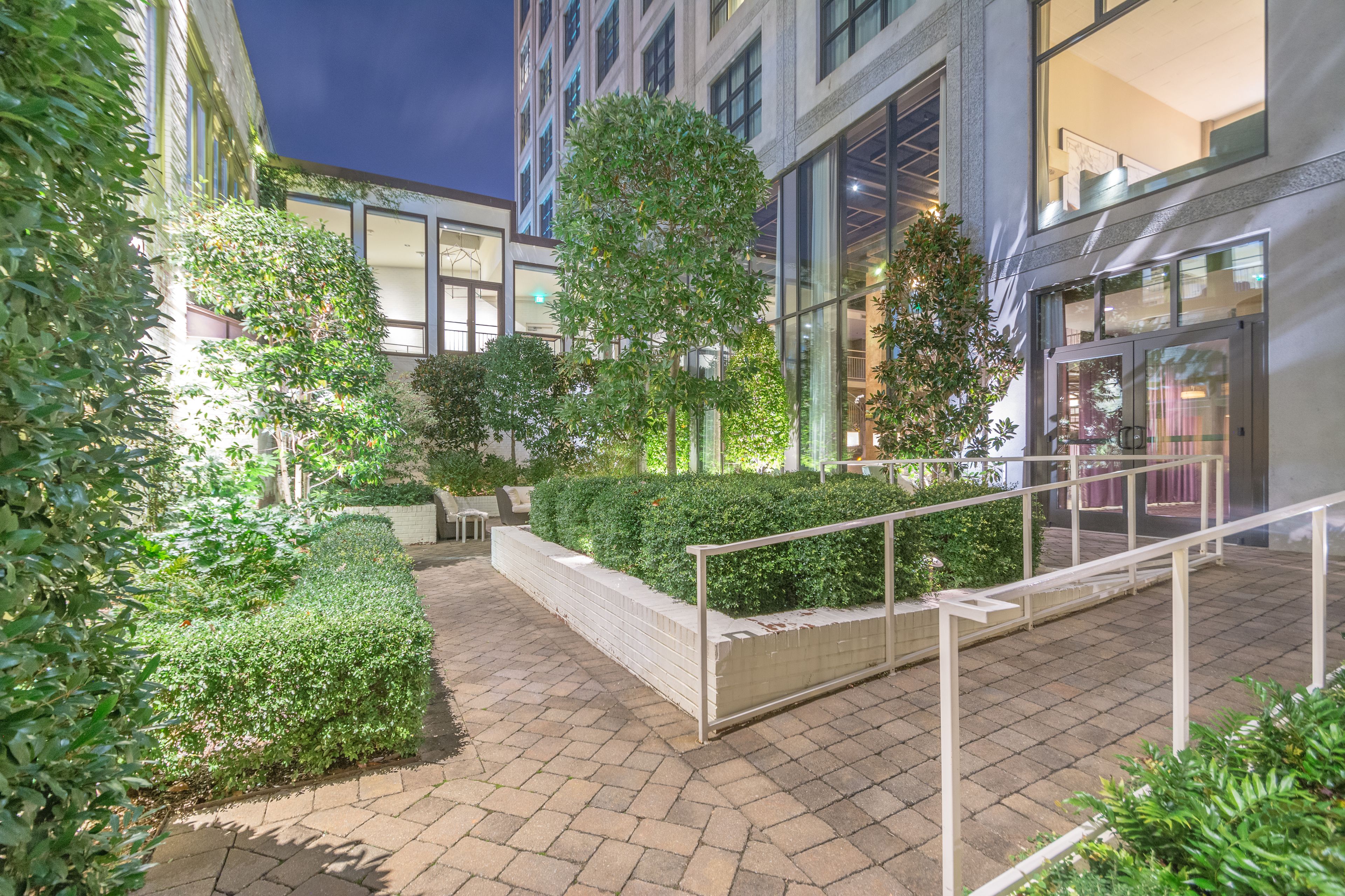 front of property – evening/night