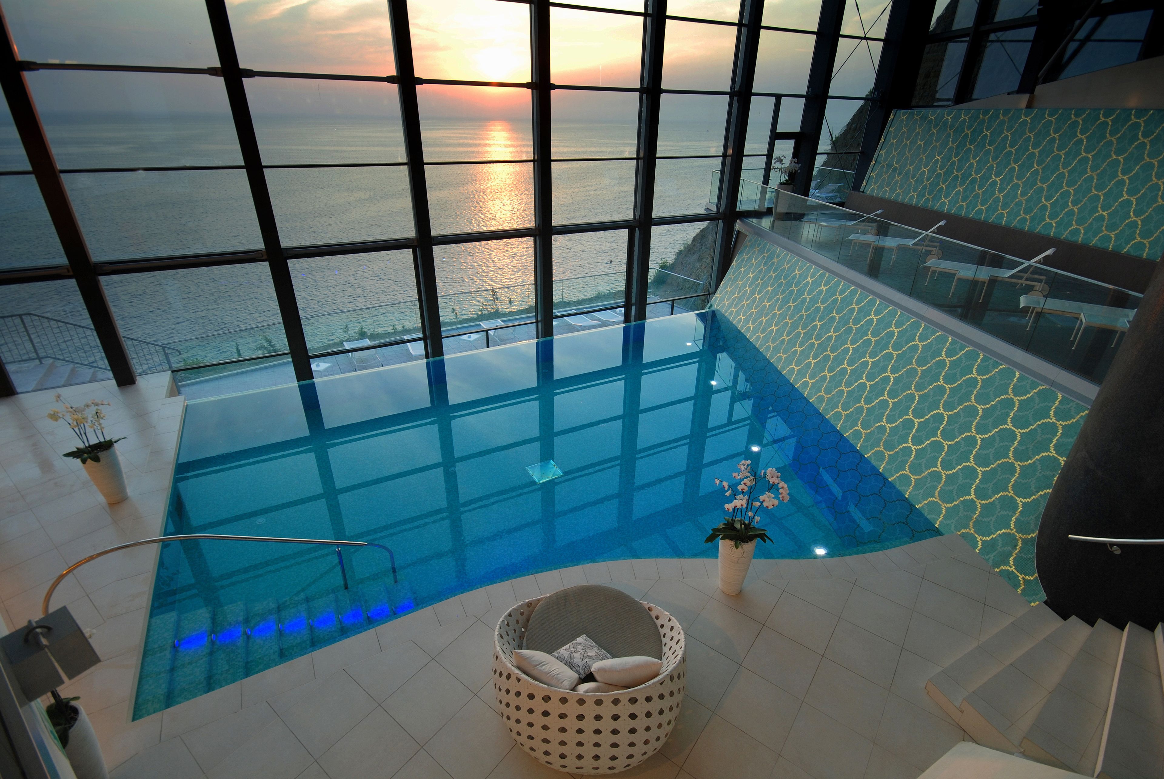 indoor pool, seasonal outdoor pool