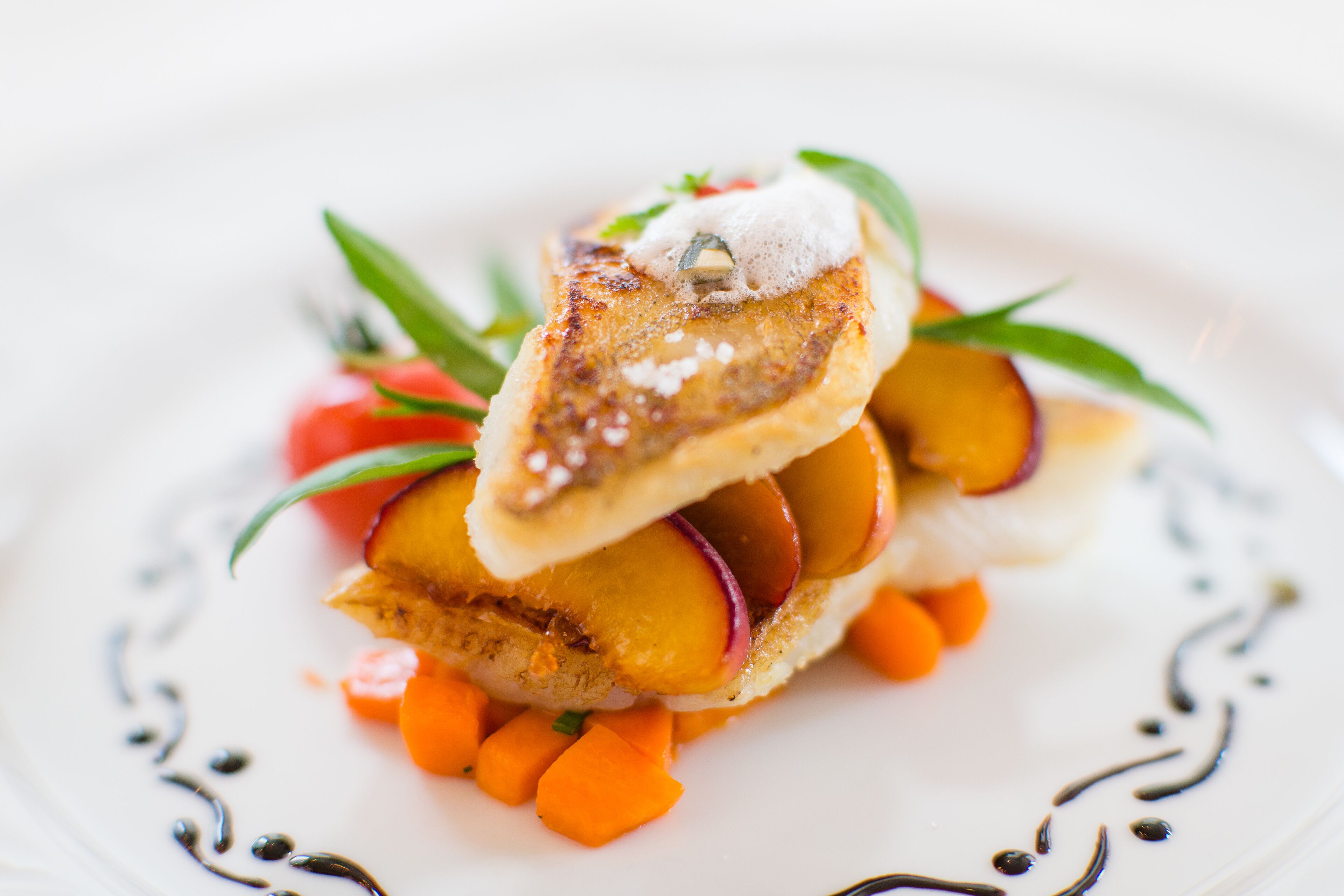 lunch and dinner served, modern european cuisine