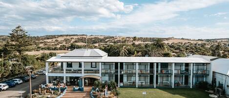 Façade de l’hébergement