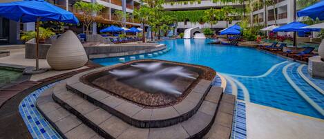 2 piscinas al aire libre