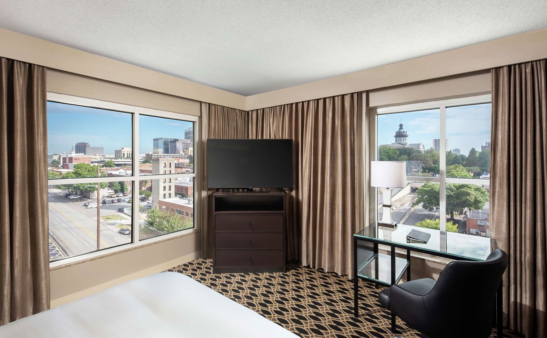 In-room safe, desk, iron/ironing board, free cribs/infant beds