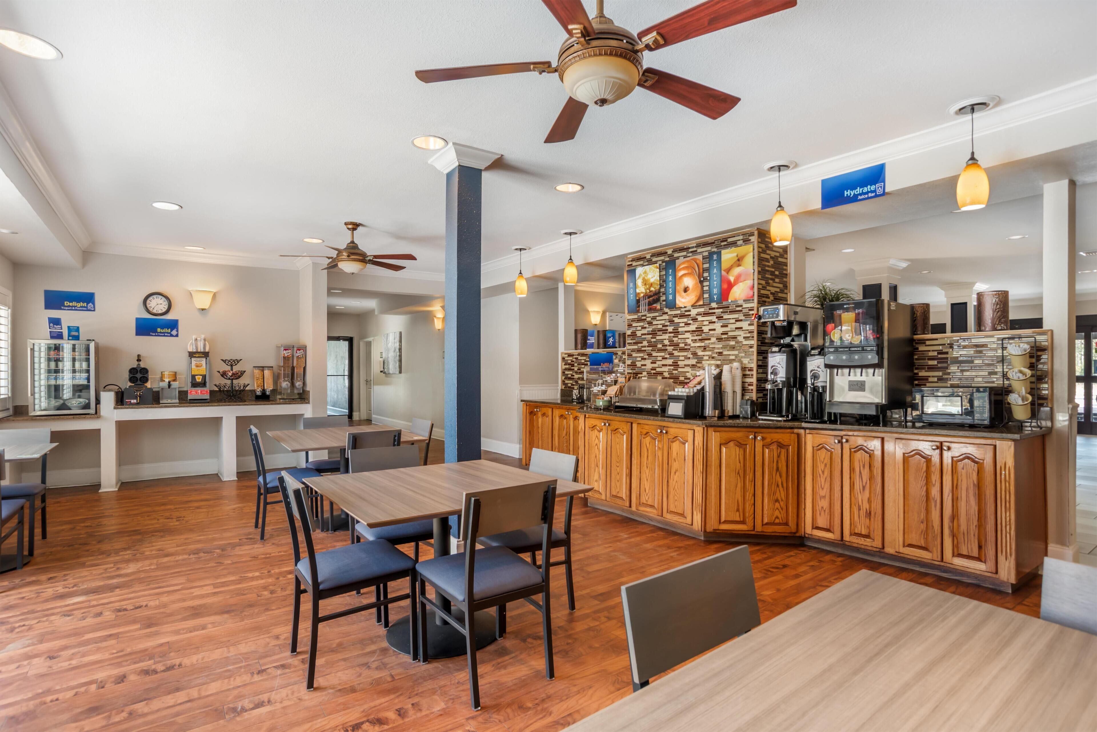 Frokostbuffé er inkludert hver dag