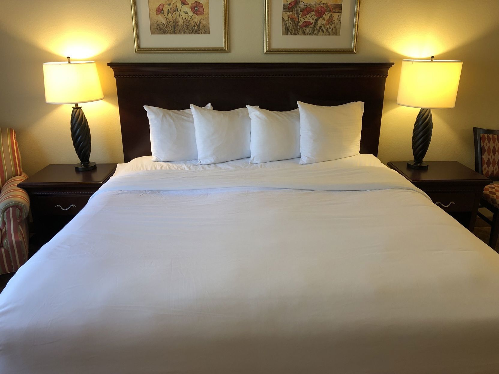 Down comforters, in-room safe, desk, laptop workspace