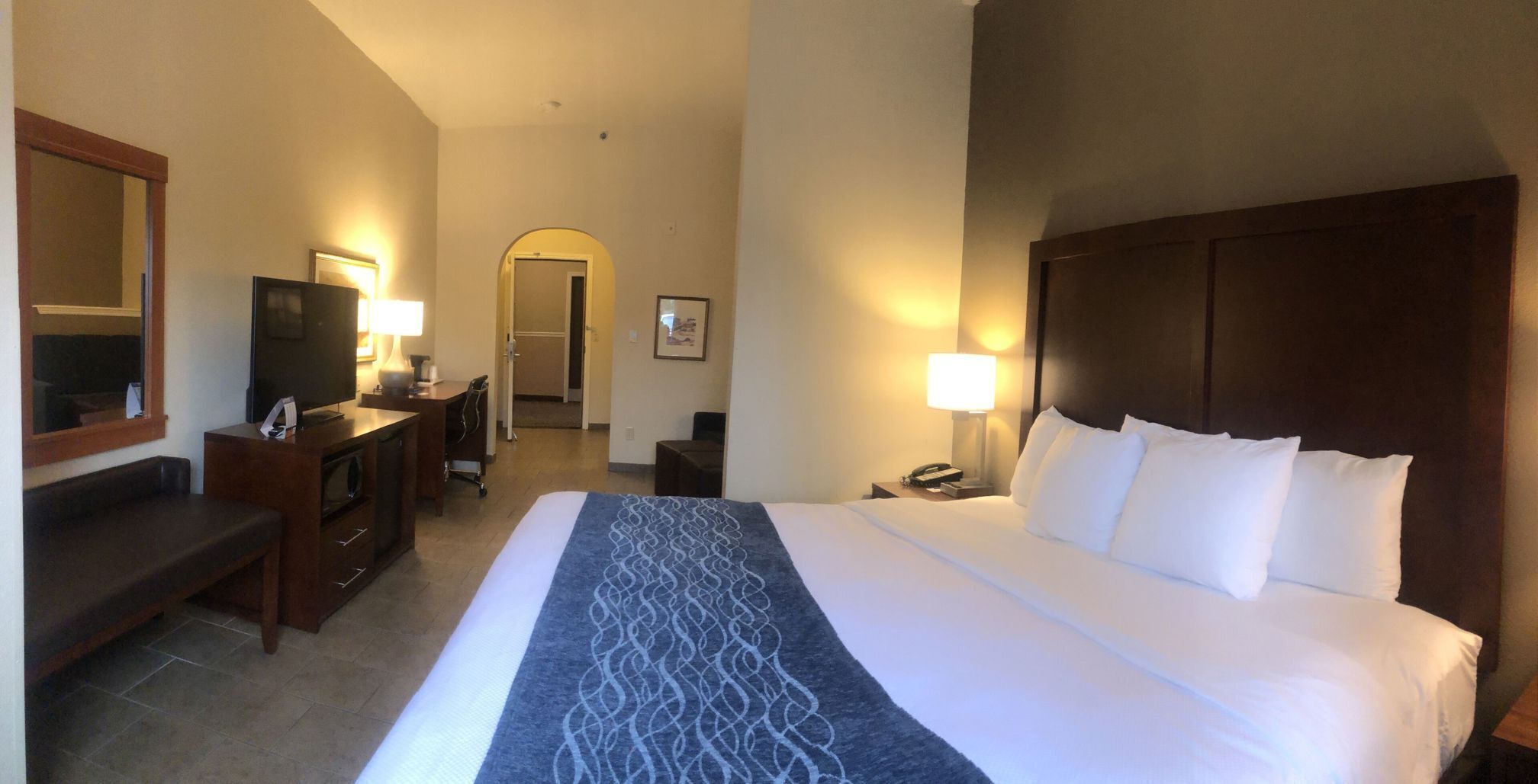 In-room safe, desk, blackout curtains, soundproofing
