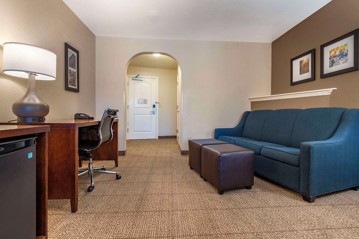 Suite, 1 Bedroom, Non Smoking | In-room safe, desk, blackout drapes, soundproofing