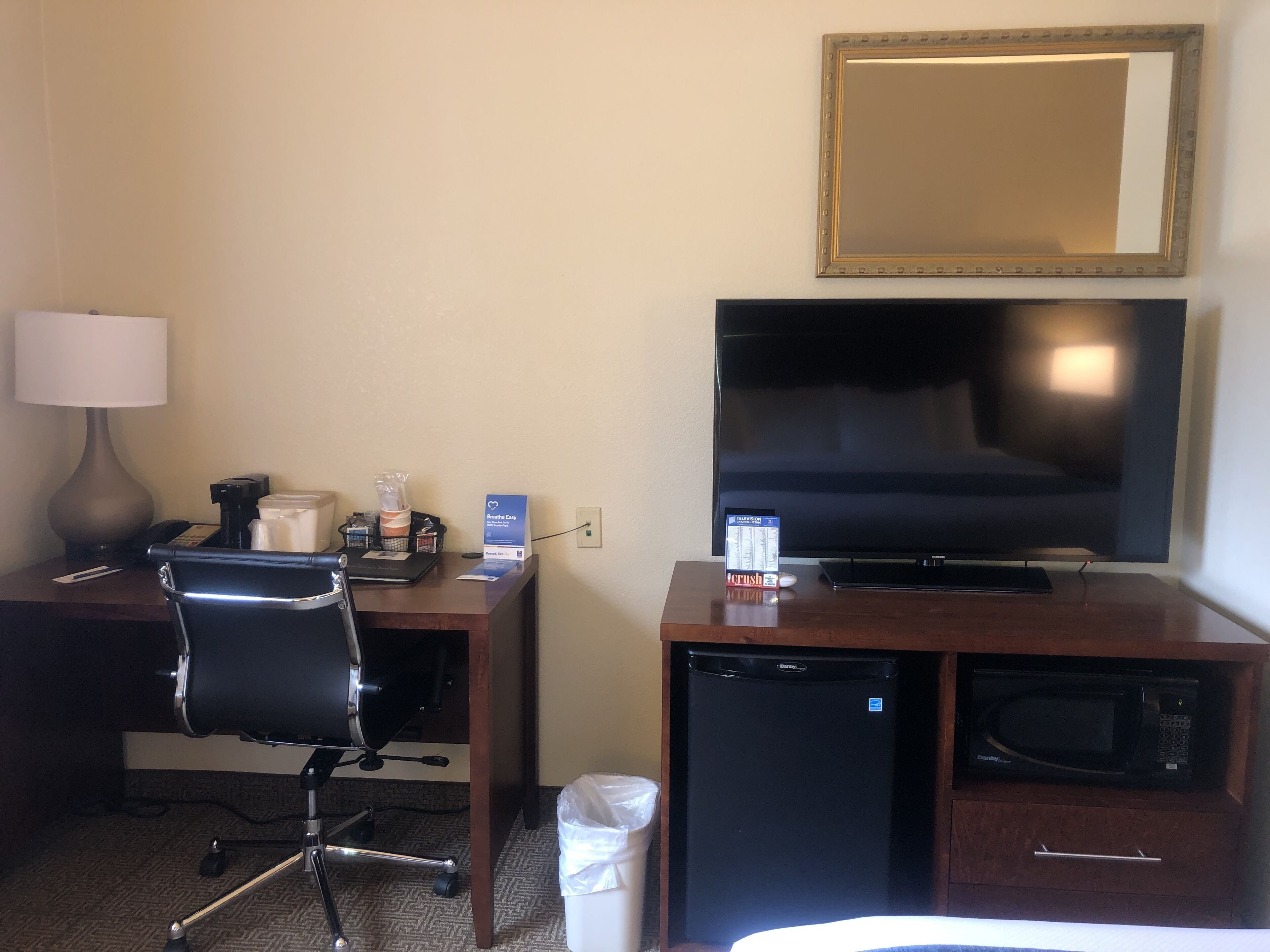 in-room safe, desk, blackout curtains, soundproofing