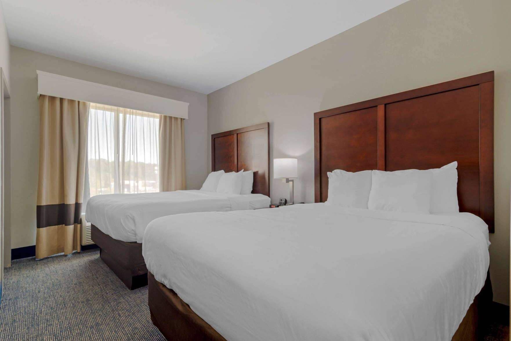 Premium bedding, pillow-top beds, in-room safe, blackout curtains