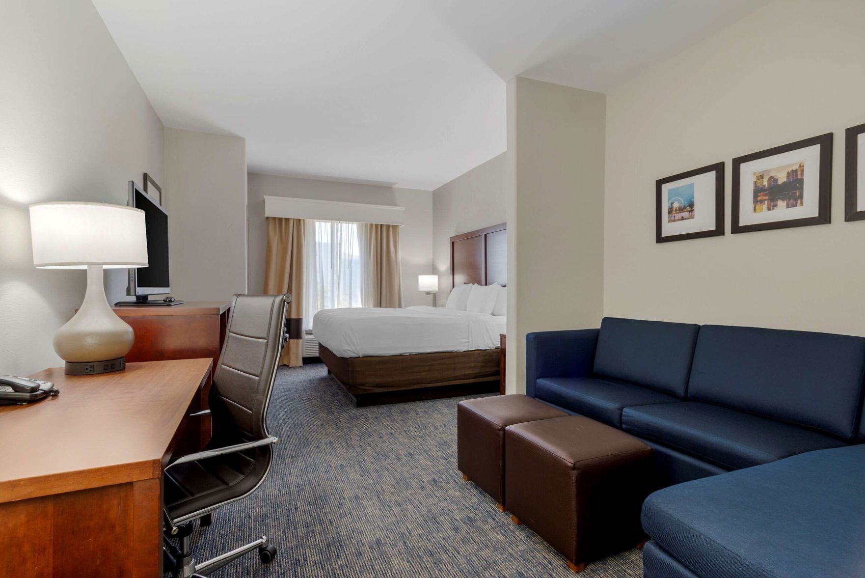 Premium bedding, pillow-top beds, in-room safe, blackout curtains