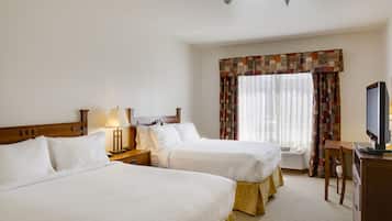 Desk, blackout curtains, iron/ironing board, free WiFi
