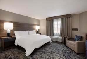 Studio Suite, 1 King Bed, Accessible (Mobility, Accessible Tub) | Egyptian cotton sheets, premium bedding, down duvets, pillow-top beds - Candlewood Suites Lafayette - River Ranch by IHG (Lafayette)