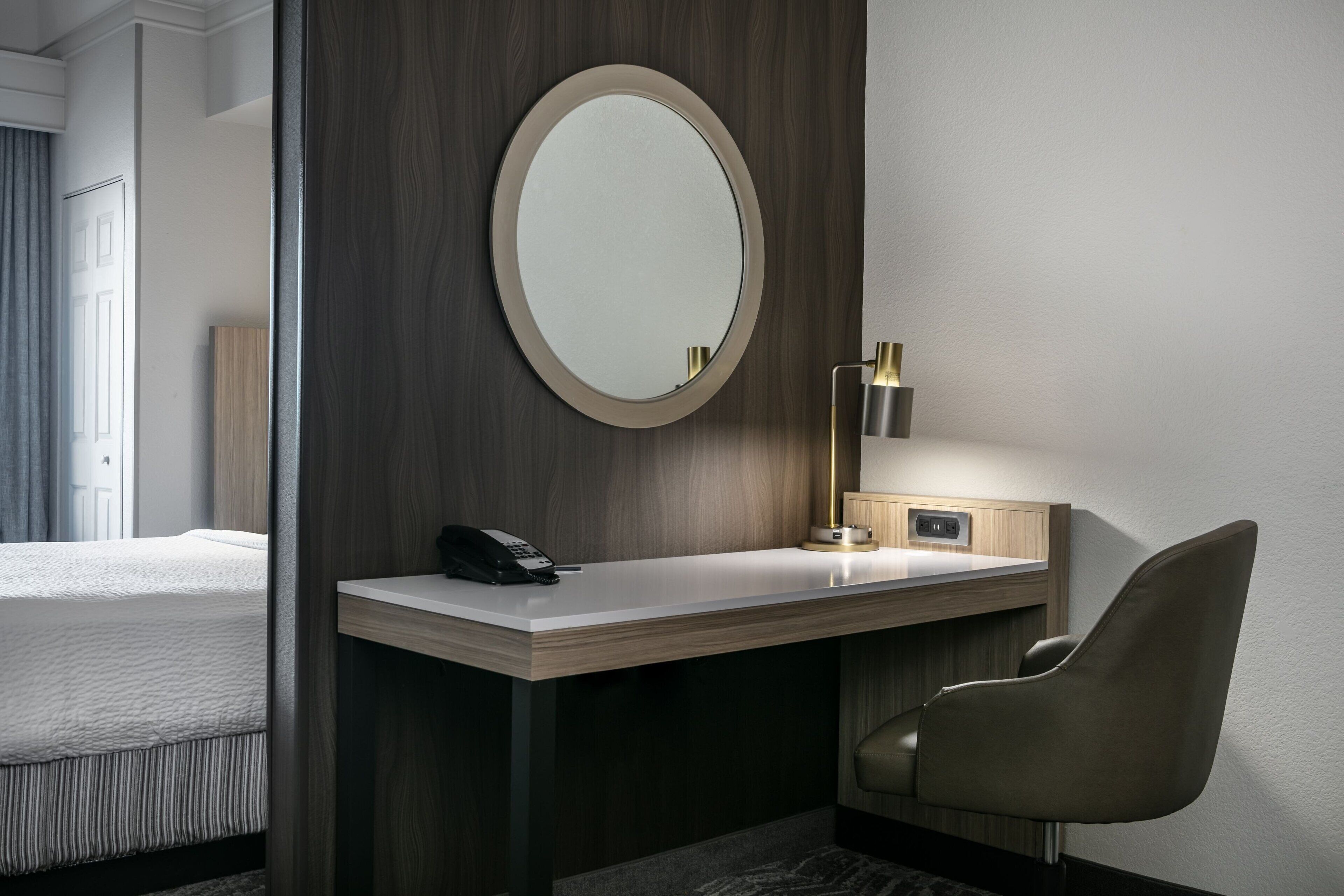 1 bedroom, premium bedding, desk, blackout curtains