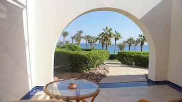 Pillow-top beds, minibar, in-room safe, desk