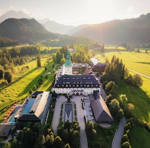 Aerial view - Schloss Elmau Luxury Spa Retreat & Cultural Hideaway (Kruen)