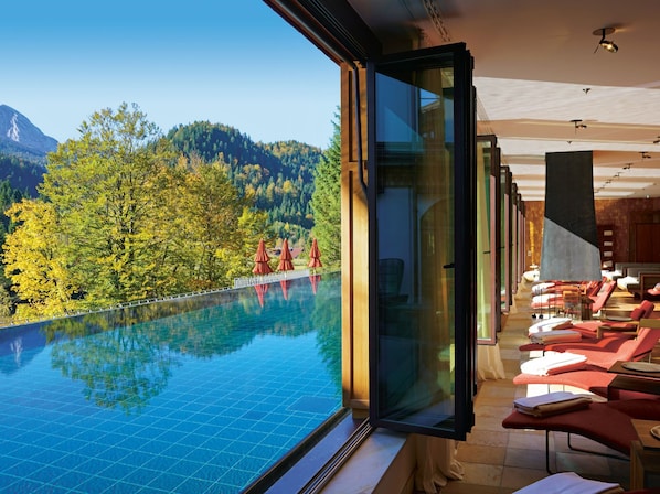Indoor pool, 5 outdoor pools - Schloss Elmau Luxury Spa Retreat & Cultural Hideaway (Kruen)