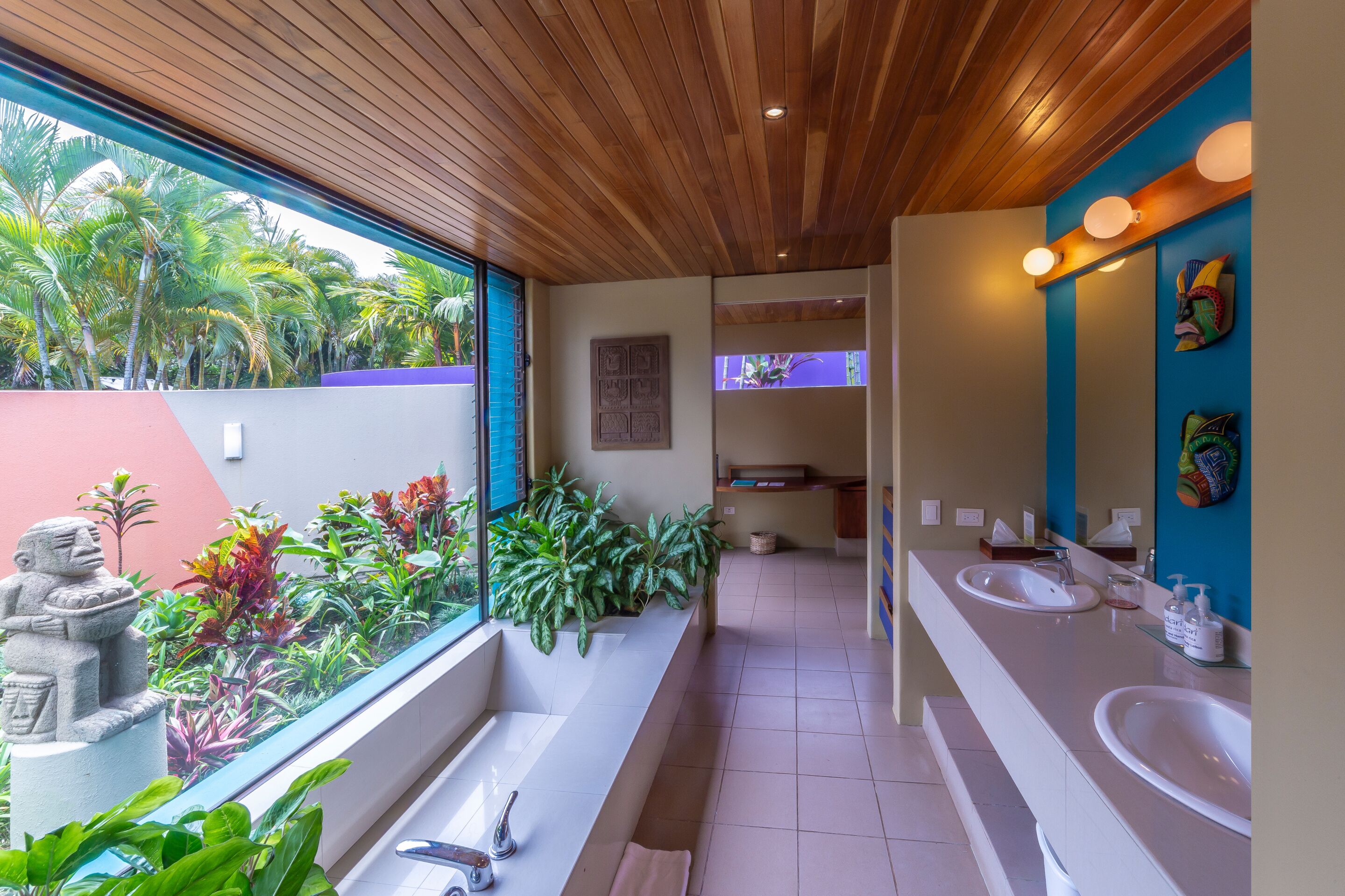 ultra plus villa | bathroom | shower, eco-friendly toiletries, hair dryer, bathrobes
