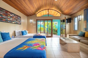 Garden Bungalow 2 Full Size Bed | View from room - Alma Del Pacifico Beach Hotel & Spa (Parrita)