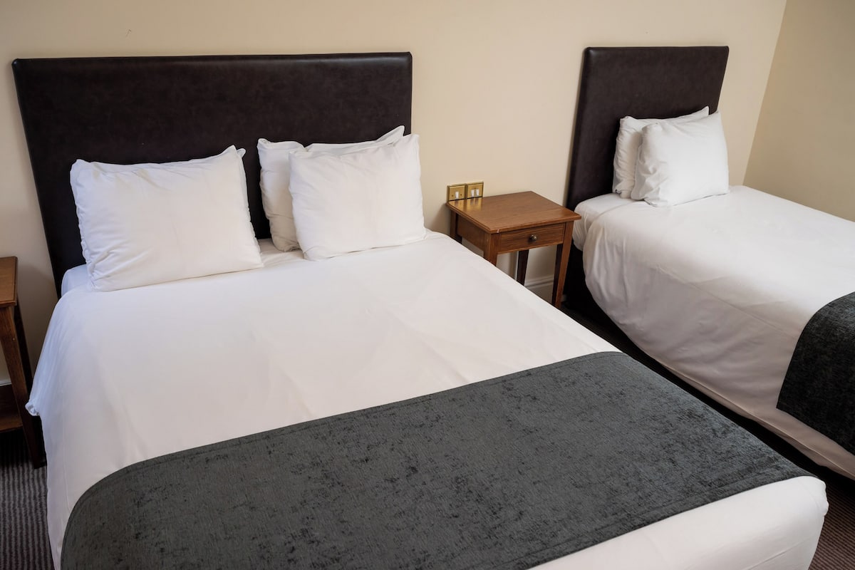 family room | desk, iron/ironing board, free wifi