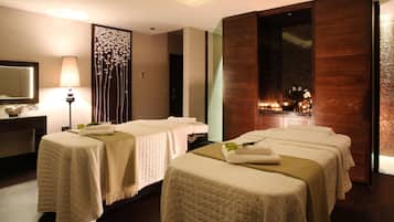 Couples treatment room(s), sauna, steam room, body treatments