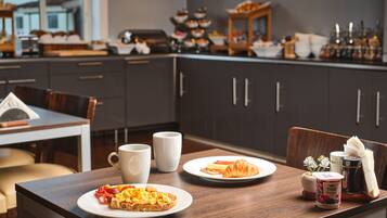 Frokostbuffé er inkludert hver dag