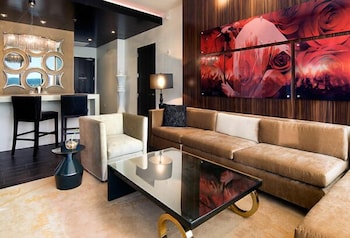 In-room television and other amenities at Hard Rock Hotel & Casino Biloxi