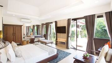 One Bedroom Pool Villa | Minibar, in-room safe, soundproofing, free WiFi