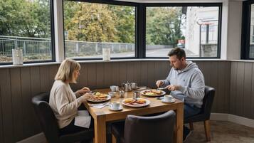 Free daily full breakfast