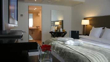 Executive-Suite | Hochwertige Bettwaren, Daunenbettdecken, Pillowtop-Betten, Minibar