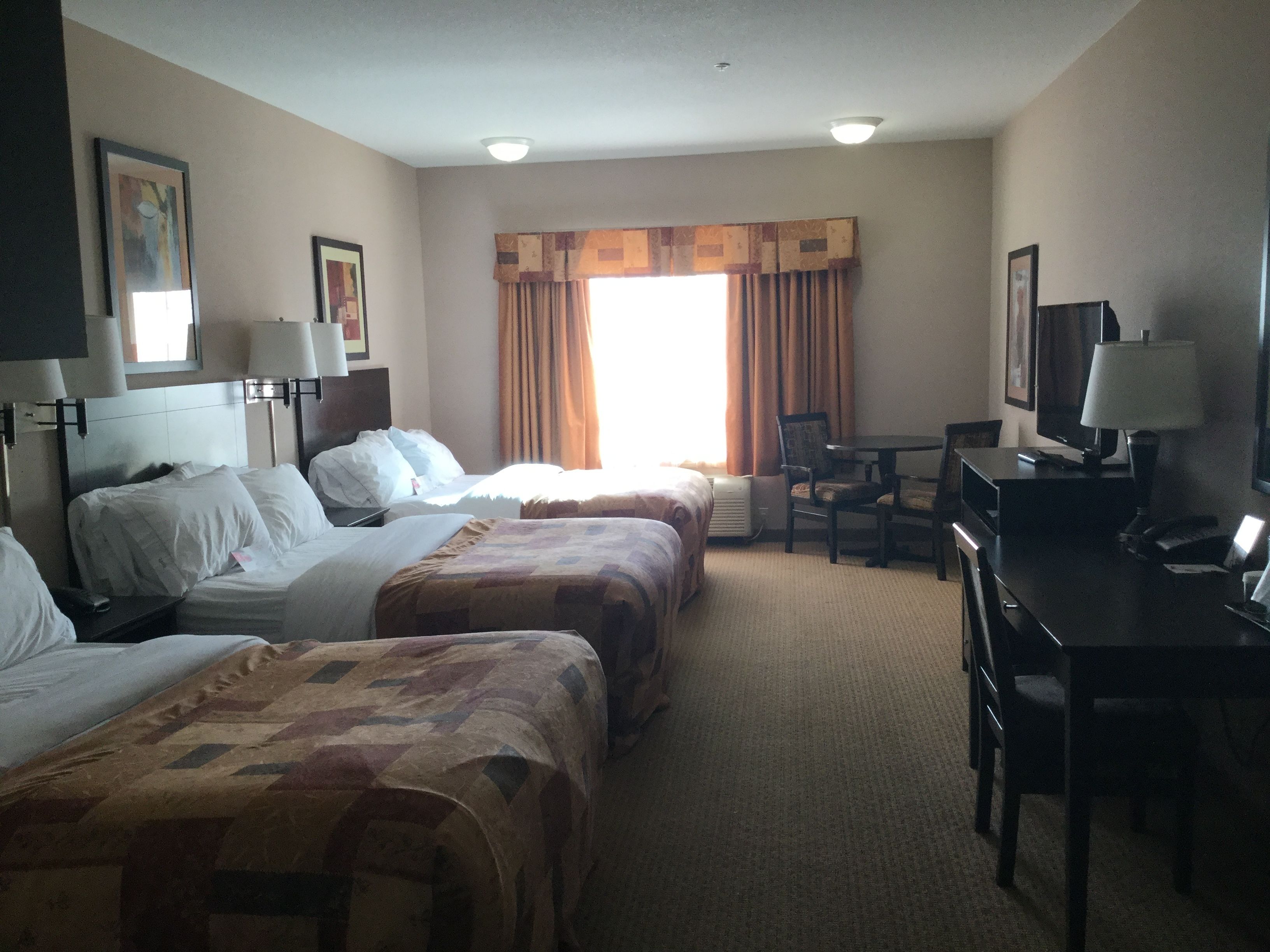 room, multiple beds, non smoking | premium bedding, down duvets, in-room safe, desk