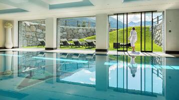 Indoor pool, outdoor pool