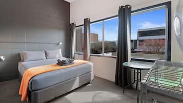 Laptop workspace, free WiFi, wheelchair access
