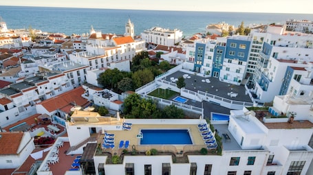 Aerial view. Hotel Colina do Mar