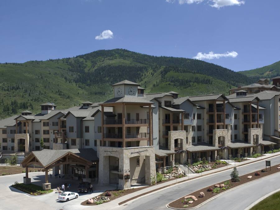 Voorkant van accommodatie