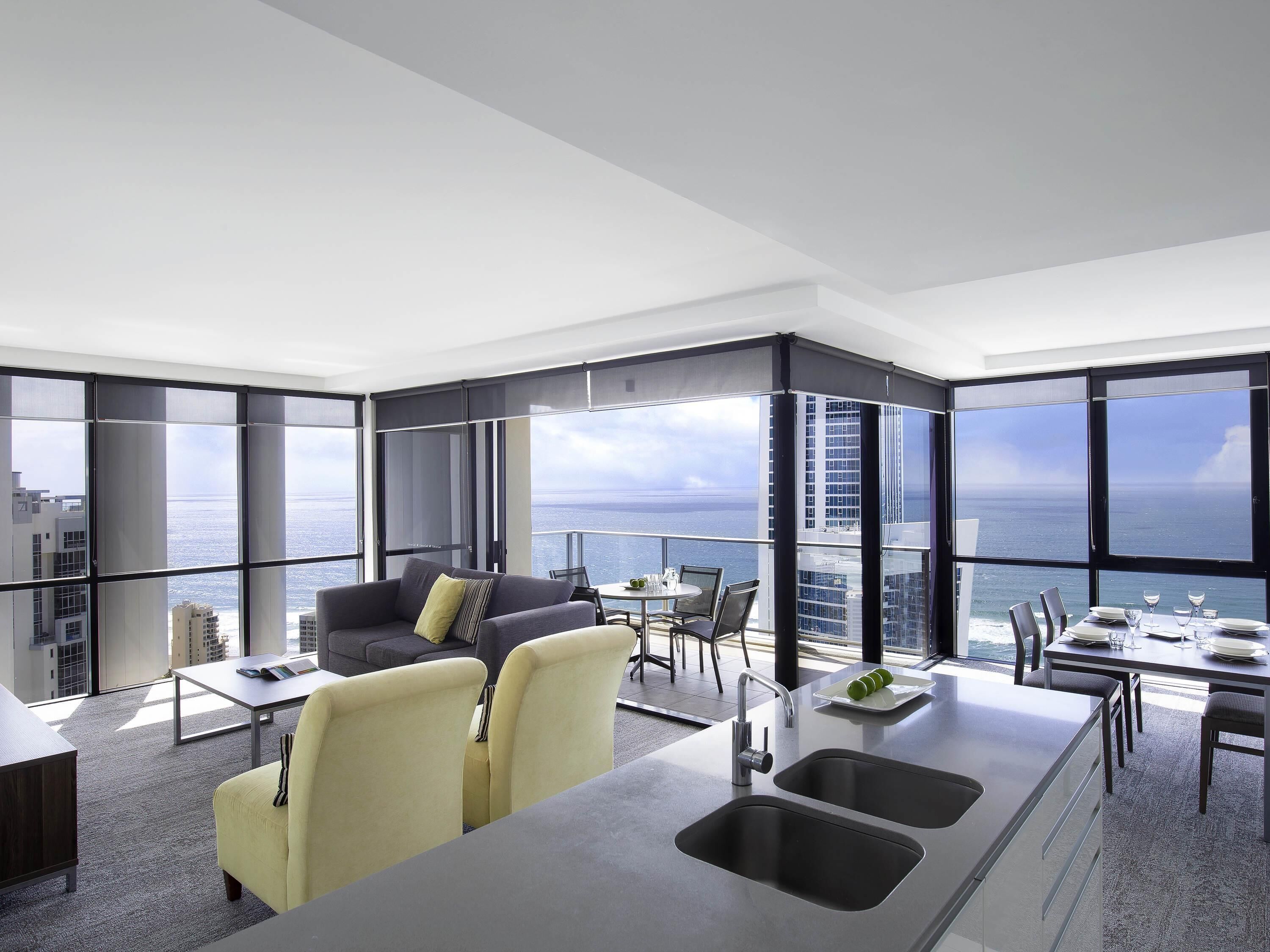 Apartment, 2 Bedrooms (Ocean Spa) | In-room safe, individually decorated, individually furnished, desk