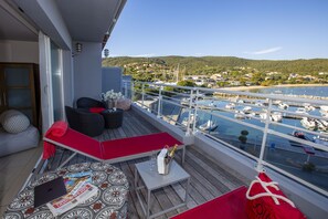 Suite, 2 Schlafzimmer, Balkon, Meerblick | Ausblick vom Zimmer