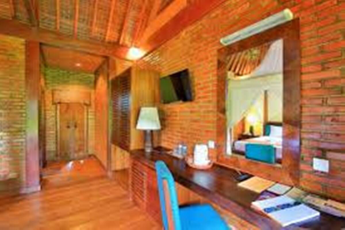 deluxe rice field view | minibar, in-room safe, desk, rollaway beds