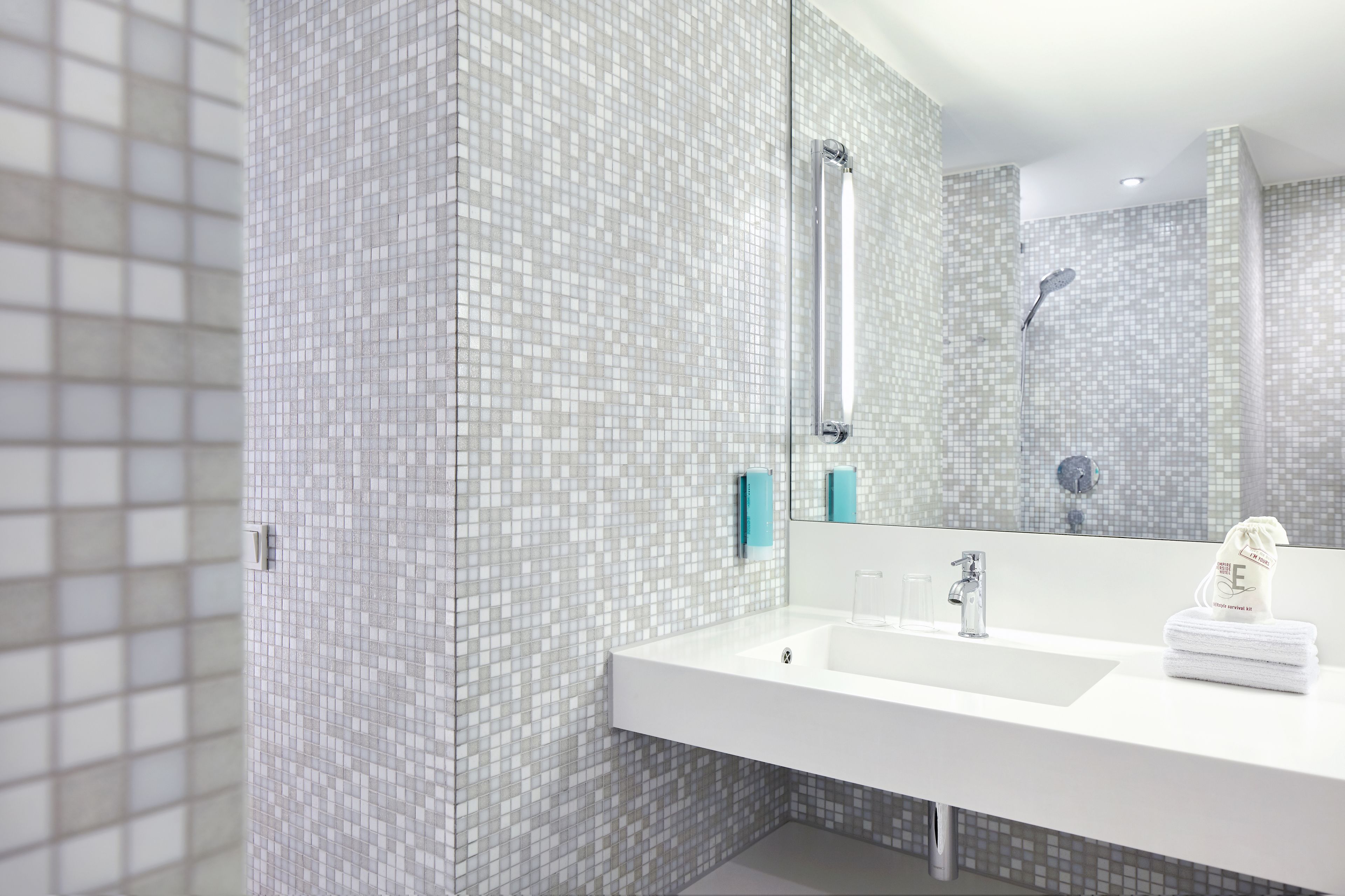 shower, free toiletries, hair dryer, bathrobes