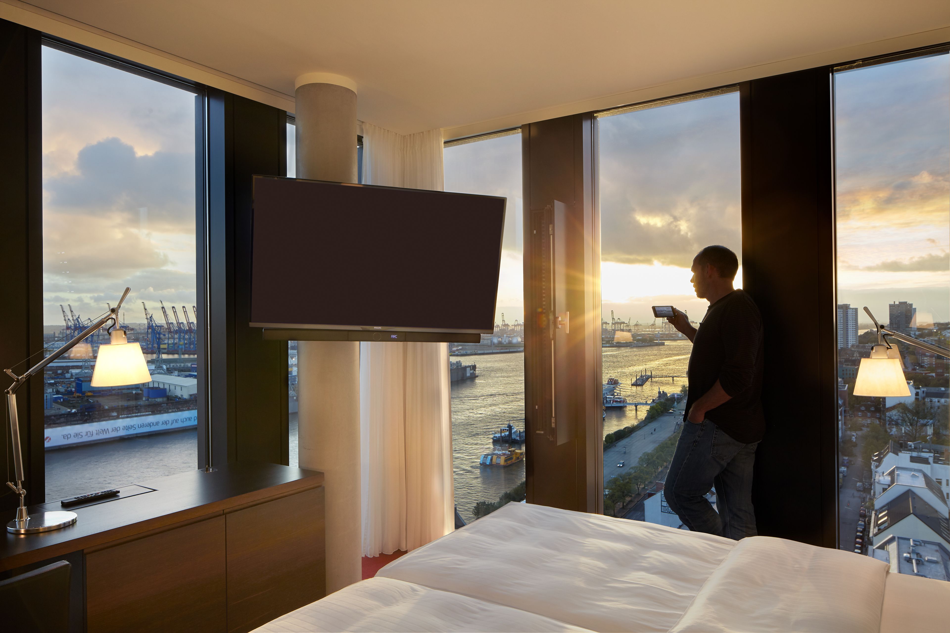 hypo-allergenic bedding, minibar, in-room safe, desk