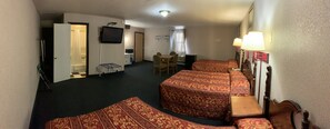 Triple Room, 3 Full size Beds | Free WiFi, alarm clocks, wheelchair access - Dutch Motel Palmyra (Palmyra)