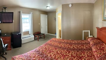 Chambre, 1 très grand lit | Wi-Fi gratuit, réveils, accès pour personnes à mobilité réduite