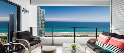Appartamento, 3 camere da letto, vista oceano | Vista spiaggia/mare