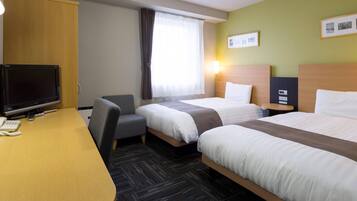 Standard Twin Room, Non Smoking | Premium bedding, desk, blackout drapes, soundproofing